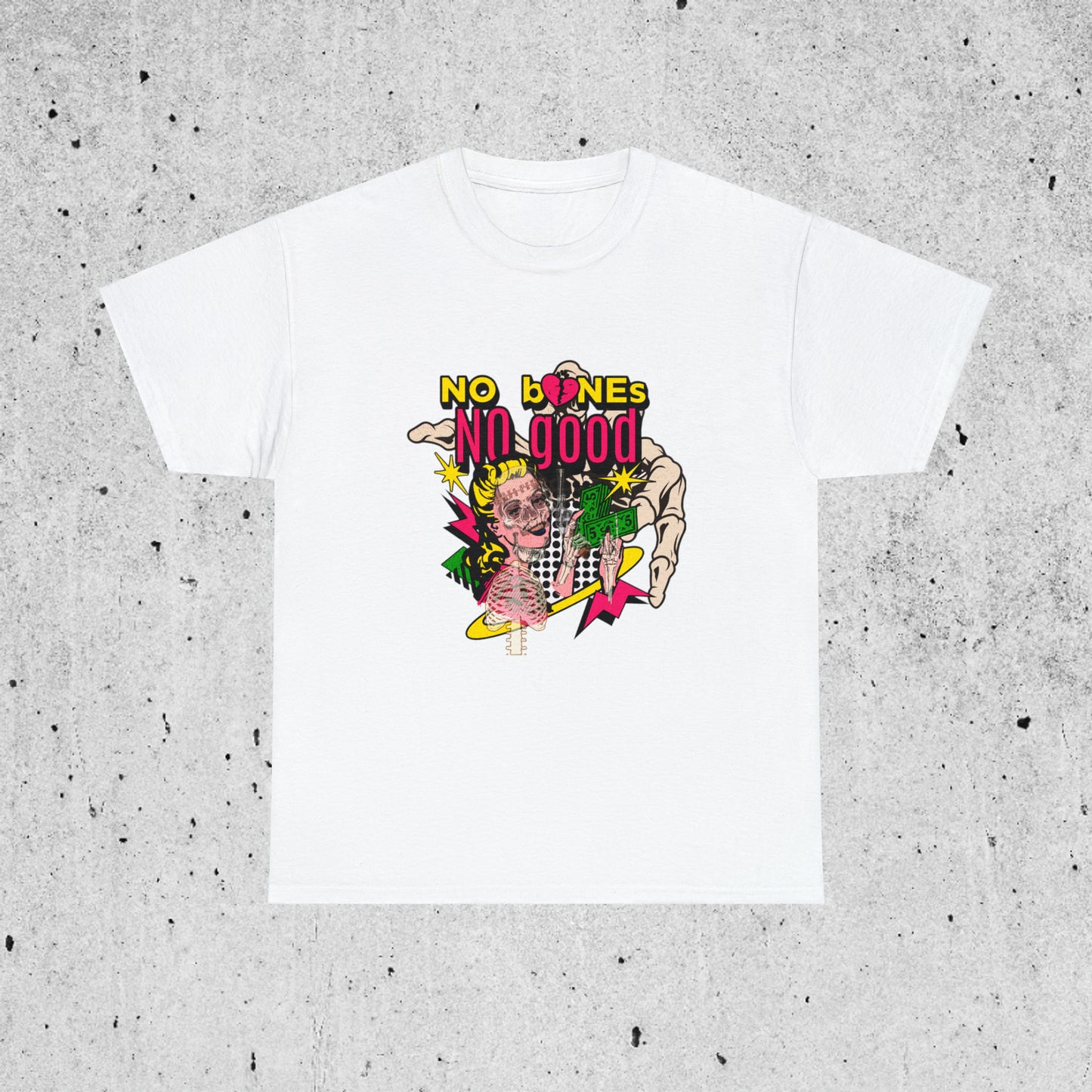 no bones no good tee