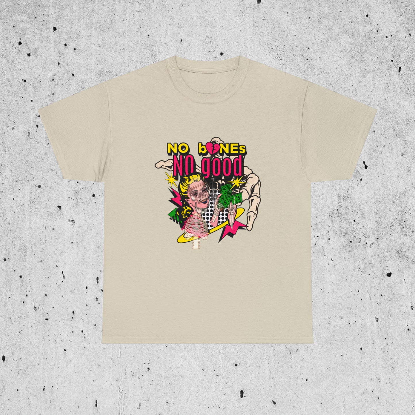 no bones no good tee