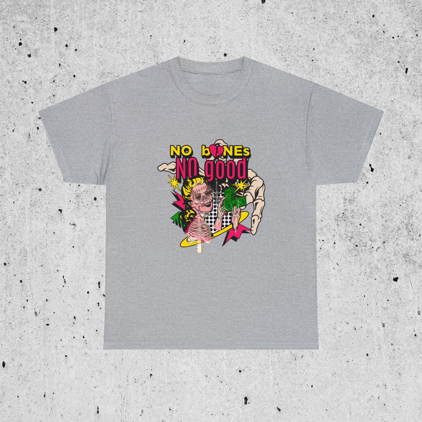 no bones no good tee
