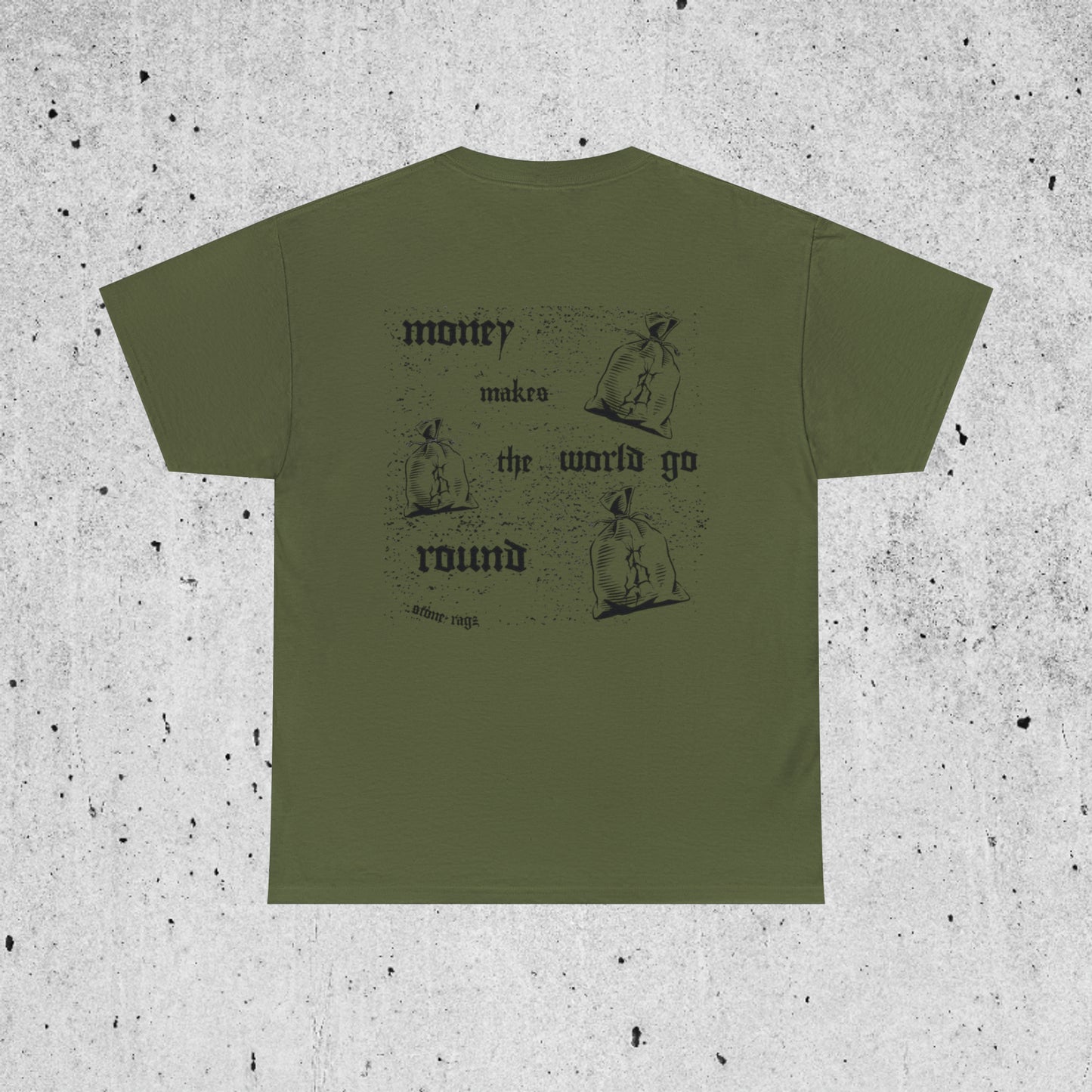 money makes the world go round tee